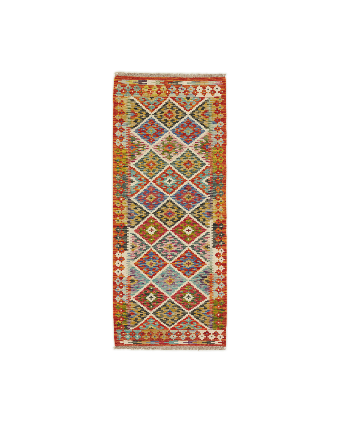 Kelimløber - Håndvævet Afghansk - 80 x 191 cm - Default Title
