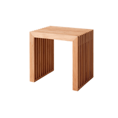 Rib skammel - Teak