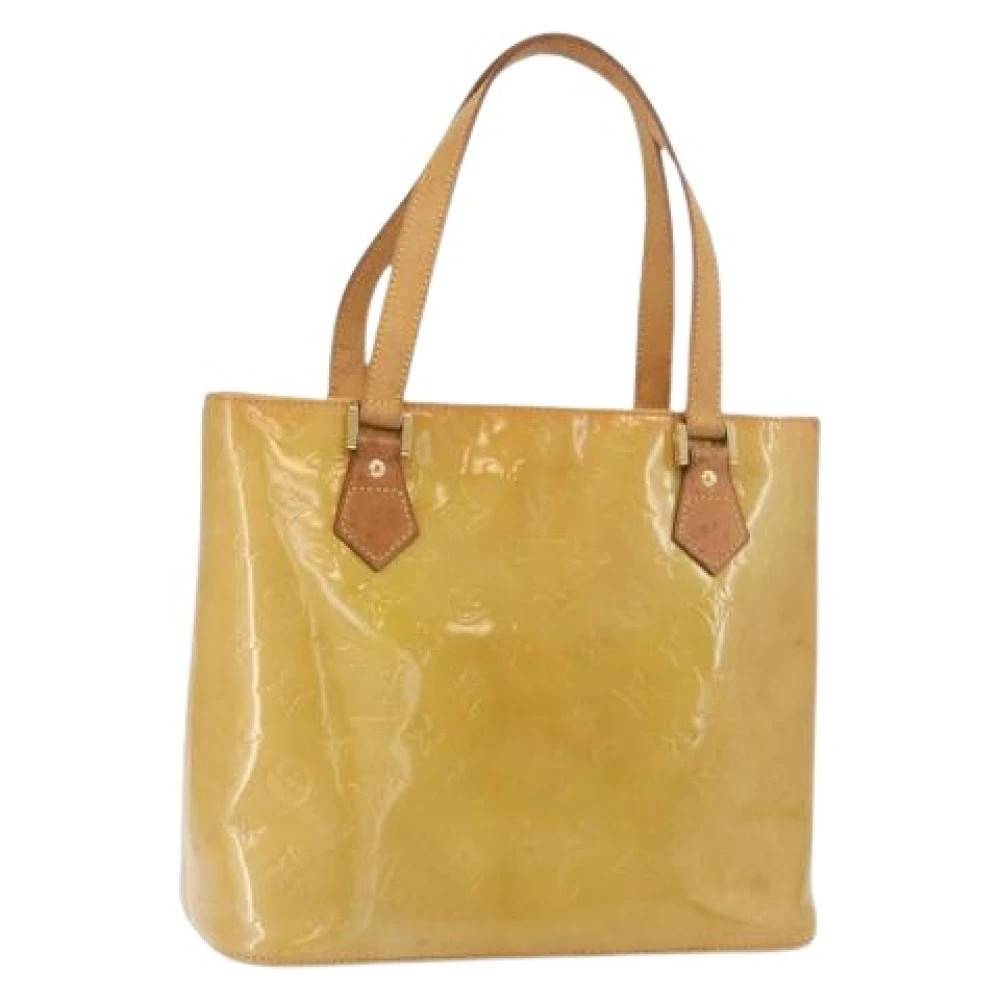 Louis Vuitton Vintage Pre-owned Vintage Laklæder Tote Bag - Vintage - Dame - Beige - ONE SIZE - Læder