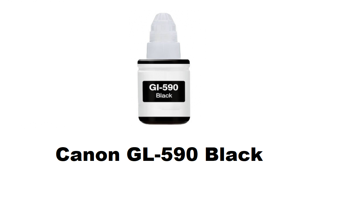 Canon GI-590 BK (sort) kompatibel Blækrefill Indeholder 135ml.
