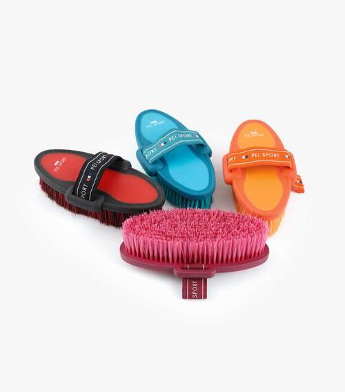 Premier Equine Soft-Touch Body Brush - Blå/peacock