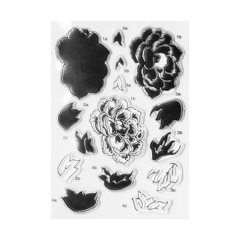Clearstamps - Genomskinliga stämplar - Blommor & Blad