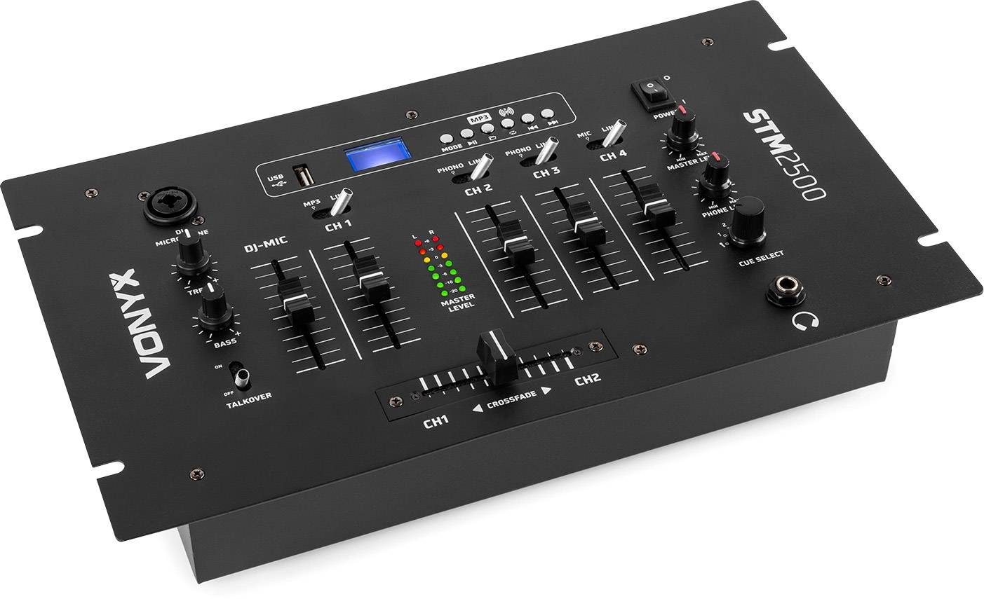 Vonyx STM2500 5-Kanal-Mischpult USB/MP3 mit BT