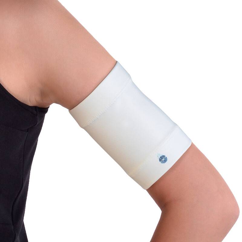 Beskyttende armbind til CGM/sensor og pumpe, barn (Hvid, L)