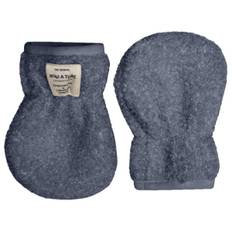 Mini A Ture Kid's Matwolmer Teddyfleece Mittens Handskar Barn Storlek 12-18 Months Färg blå