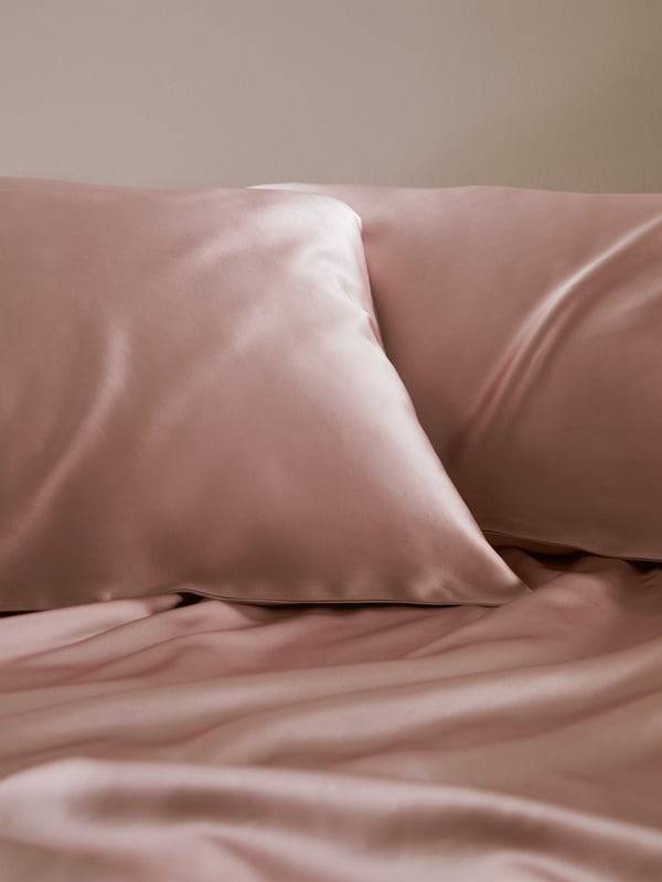 LILYSILK Dam Sidenkuddar Ros Rosa Sverige Natürlich Antibakteriell Populäraste Produkten Bland Våra Användare 50x60cm