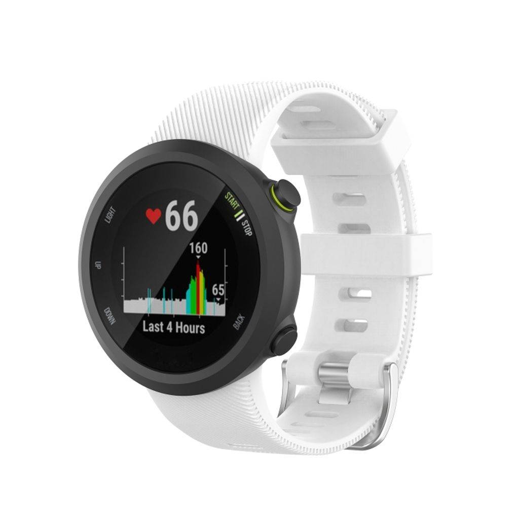 Garmin Forerunner 45 / 45S Klockarmband i Silikon - Vit