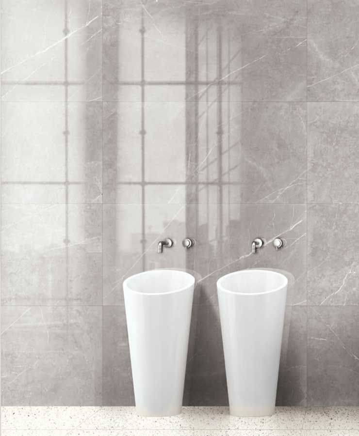 Klinker Arte Marmo Grey Polerad 60x60