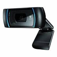 Logitech B910 Business Webcam, HD 720p/30fps, widescreen 16:9 videosamtal, klar stereoljud, ljuskorrigering, autofocus, certifierad för Skype, WebEx, MS Lync, Zoom, PC/Mac/Laptop/Macbook/surfplatta