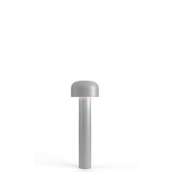 Bellhop Bollard H380 udendørs pullert, grå