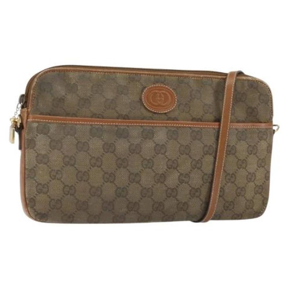 Gucci Vintage - Pre-owned Vintage Canvas Cross Body Bag Vintage - Dam - ONE Size -