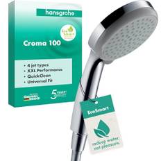 hansgrohe Croma 100 ‎28537000 Duschmunstycke, Silver, 7,83 cm x 3,94 cm x 0,01 cm