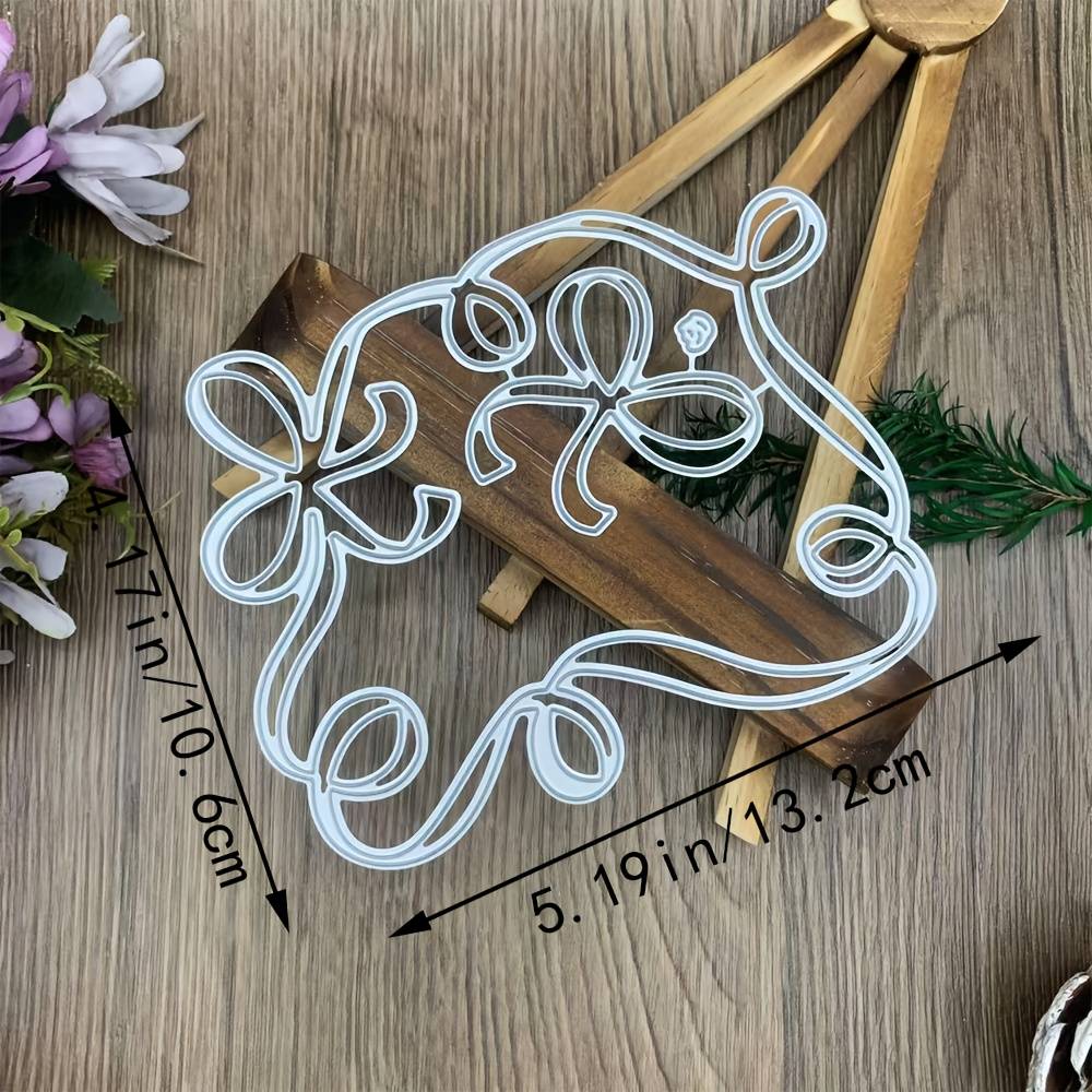 Metal Cutting Dies For Scrapbooking, Designed For Album Decorative Paper Cards, Christmas Cutting Templates, Card Making Supplies, And Embossing (decorative Bows)
