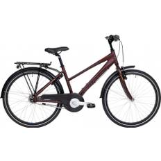 Winther 300 Pige 26in 7g Shimano Nexus fodbremse mat rødbrun/rødbrun