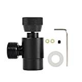 CO2 Fyllningstank Cylinder Refill Adapter Anslutningssats för SodaStream(#black)