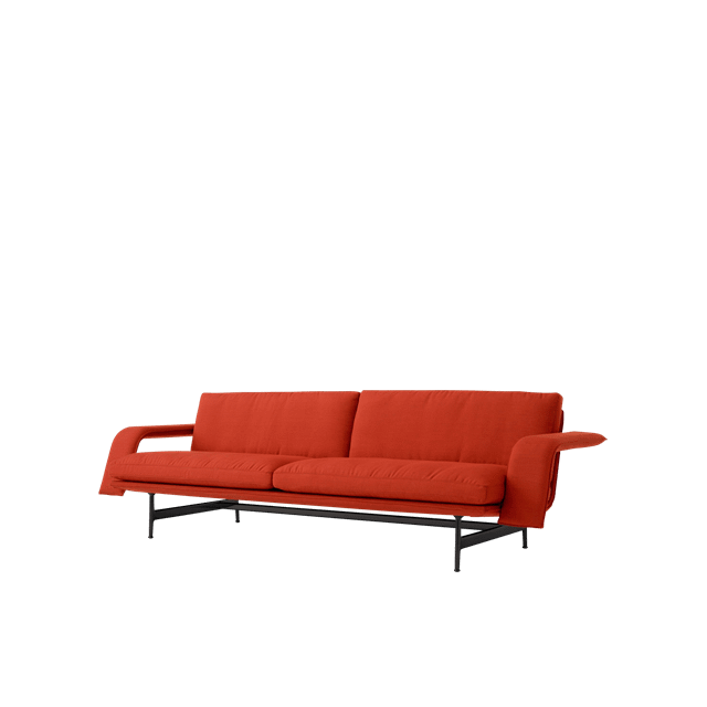 &Tradition - Meantime Av30 2-sits Soffa Varm Svart/ 0571 - Fiord