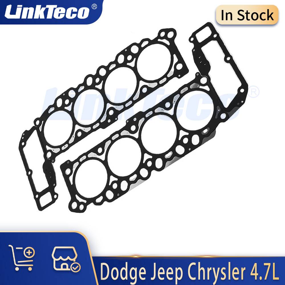 Engine Parts Cylinder Head Gasket Fit 4.7 L V8 Gas EVA EVC EVD For Dodge Durango Dakota Ram 1500 Jeep Grand Cherokee 4.7L 99-03