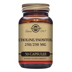 Solgar Choline/Inositol 250/250 mg 50 kapslar