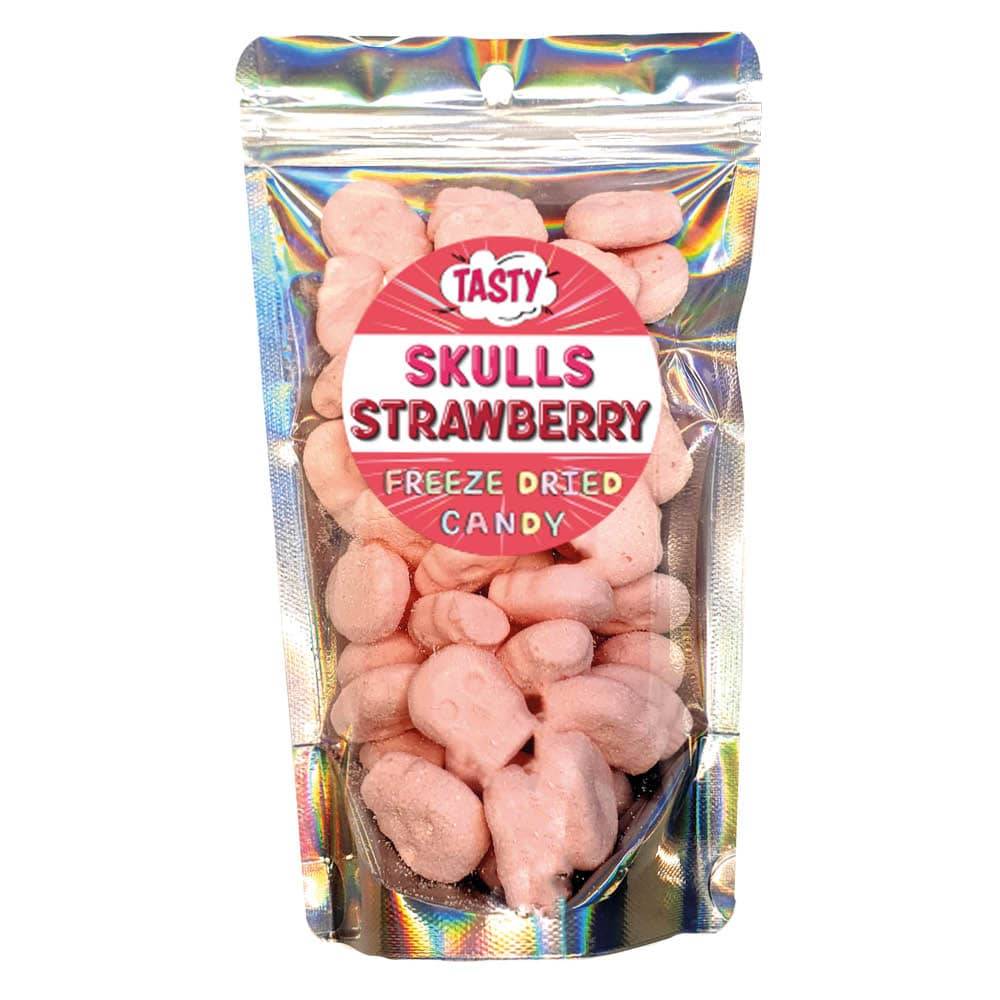 Frystorkat Godis - Skulls Strawberry 100g