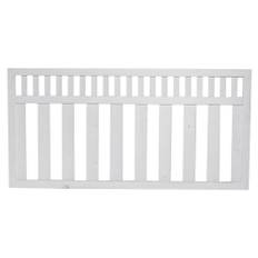 Nordic Fence havehegn Tendens hvid 180x90 cm