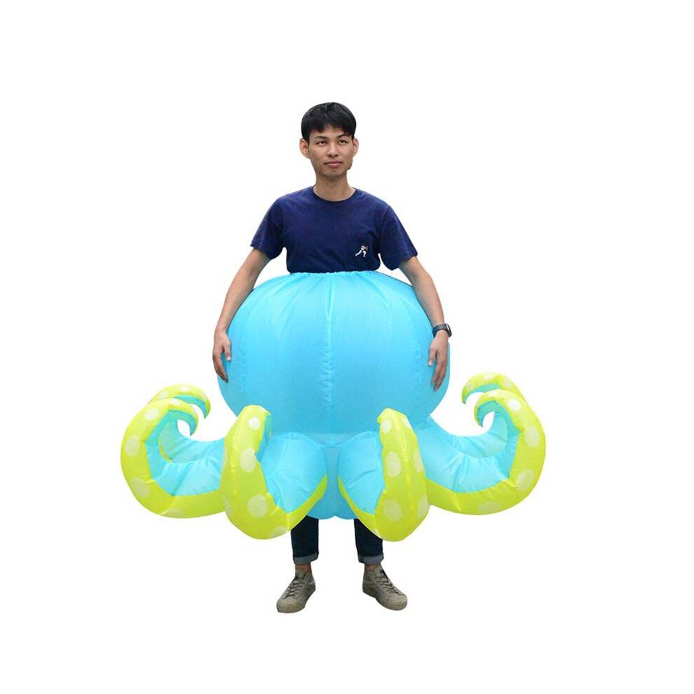 New Inflatable Costume Halloween Cosplay Performance Suit Octopus Performance Suit Stage Party Clothing
