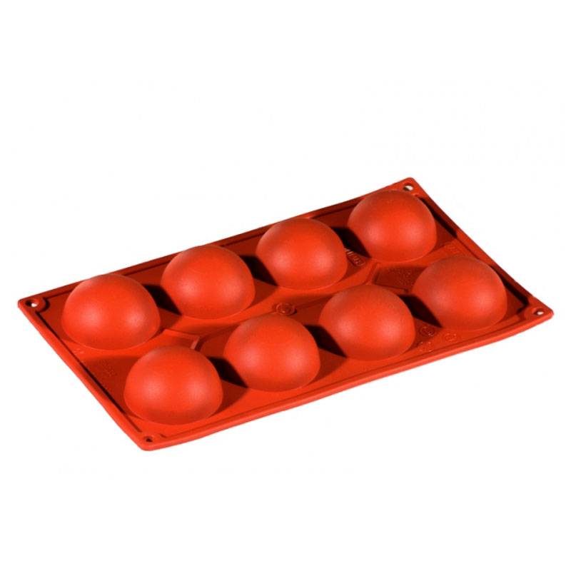 Silikoneform halvkugle 60x30mm - Pavoni