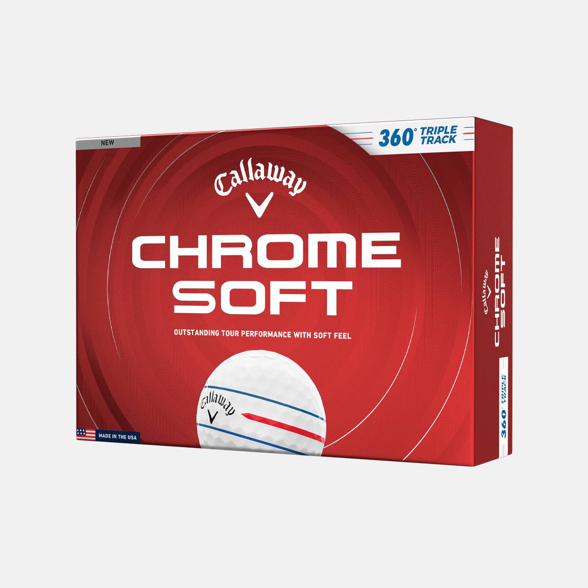 Callaway Chrome Soft 360 Triple Track - Hvid.