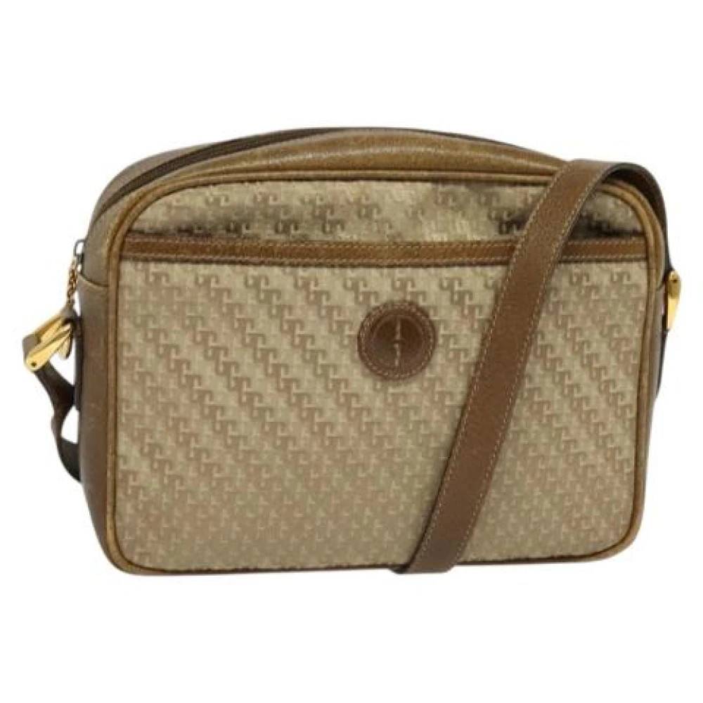 Gucci Vintage Pre-owned Canvas gucci-tasker - Vintage - Dame - Beige - ONE SIZE - Uld