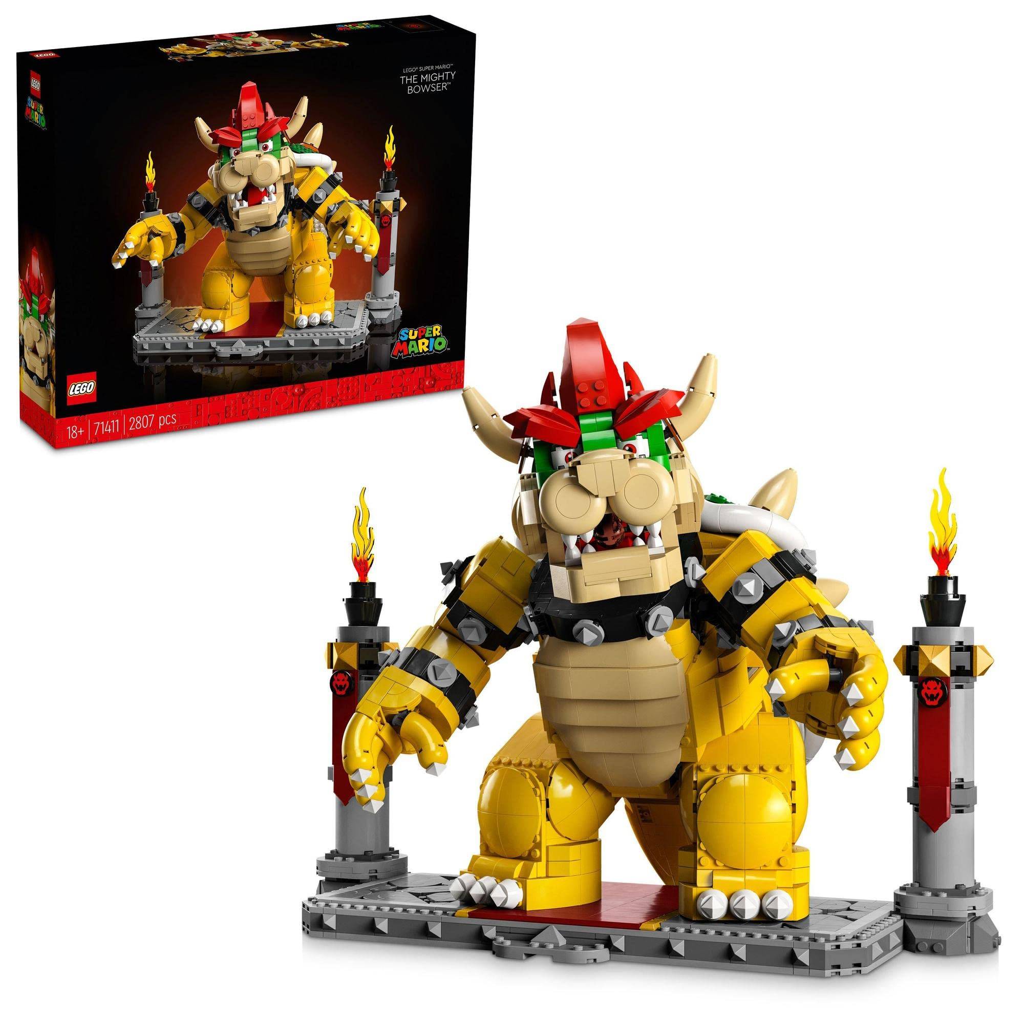 LEGO Super Mario: Demonkungen Bowser-leksak, födelsedagspresent, klossar, mors dag, fars dag-present, män och kvinnor, Mario-varor, spel, 71411