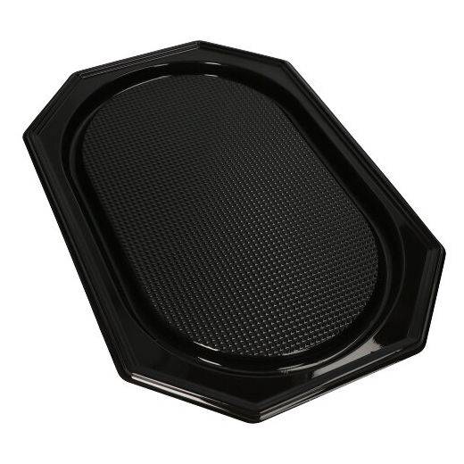 Serveringsfat Papstar PET Svart, 53x35 cm, 10 st (530x350mm)