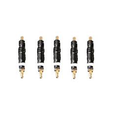 Joe's No-Flats Ventil, Tubeless Presta Valves 5-Pack, Svarta