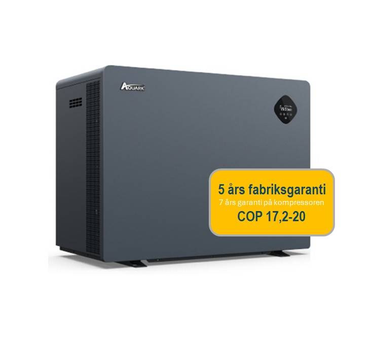 Aquark Mr.Oasis Turbo Varmepumpe 15,2 kW - PoolOasen.