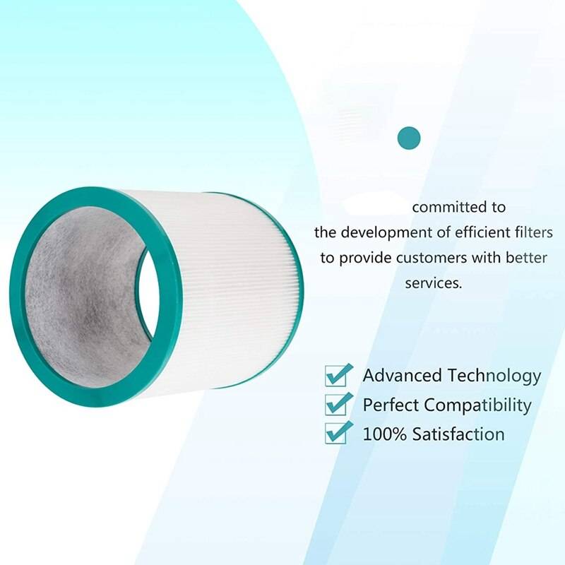 Äkta hepa -ersättningsfilter för dyson tower purifier ren cool link tp01 tp02, tp03, del 968126-03