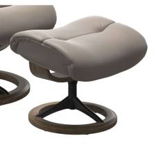 Stressless® Sunrise Signature skammel - Dark Mushroom