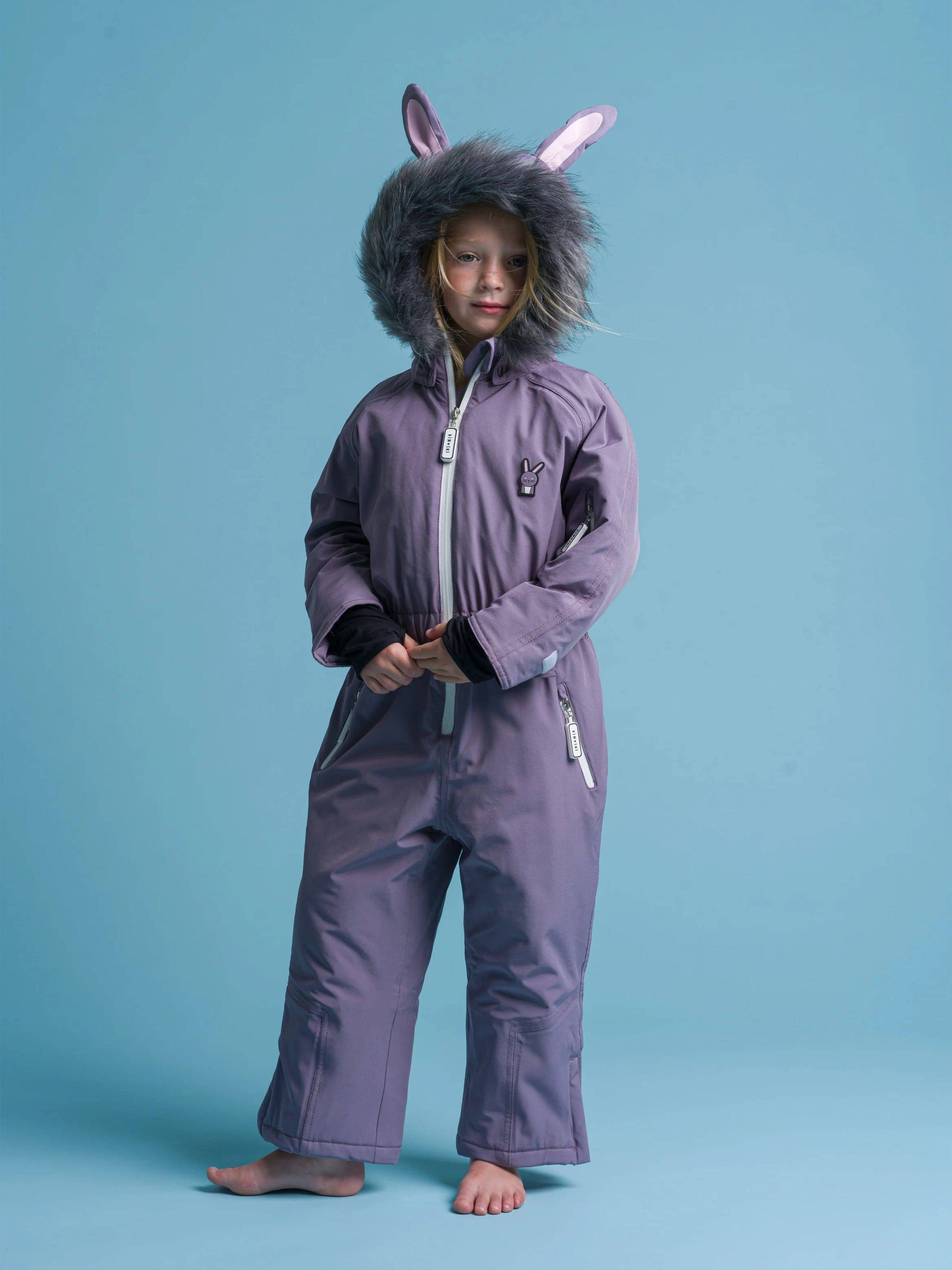 Roarsome Girls Hop The Bunny Snowsuit in Purple - Purple / 9 - 10 Yrs (9 - 10 Yrs)