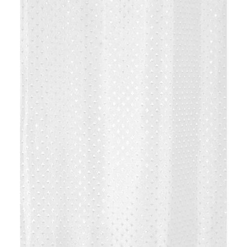 Bjørn Hammer Safir bruseforhæng, 180x240 cm, hvidt polyester