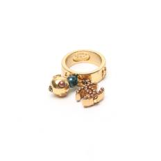 CHANEL Coco Mark Charm Ring - Gold (51)