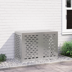 vidaXL Aircondition Cover 100x50x70 cm Rustfrit Stål