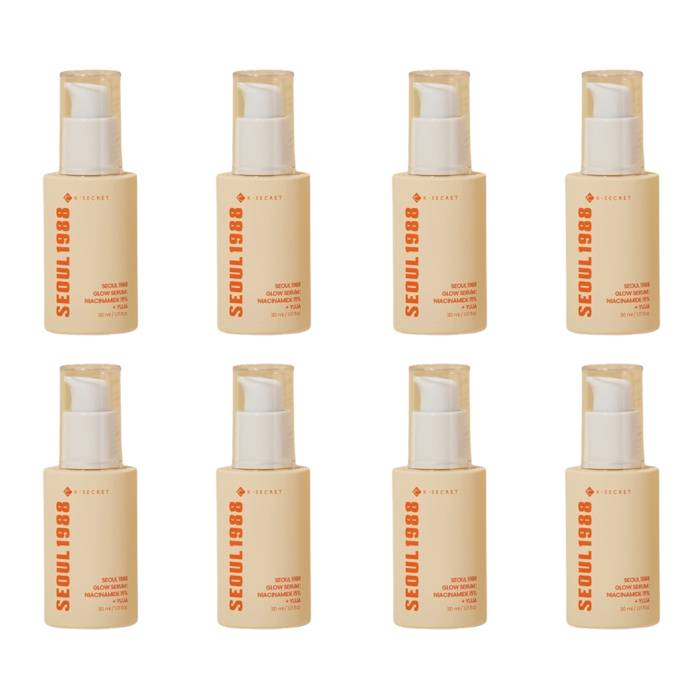 KSECRET - SEOUL 1988 Glow Serum : Niacinamide 15% + Yuja - 30ml (8ea) Set - black