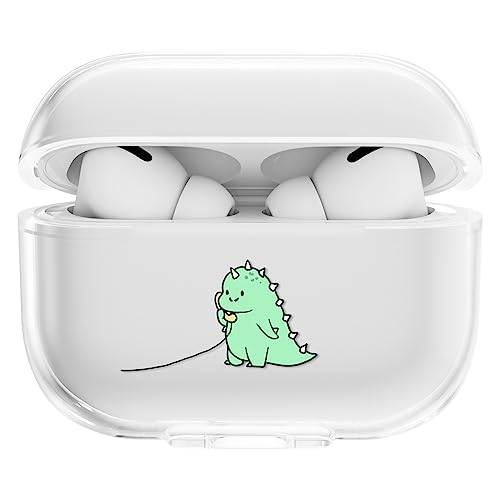 CasurvivePro Hörlursfodral för AirPods Pro 2 fodral, genomskinliga TPU-fodral med sött mönster Apple AirPods Pro (andra generationen) laddningsfodral 2:a generationen