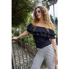 Cras - Flounce Top C424 - 9999 - 9999 Black