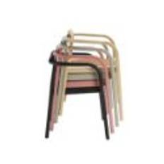 Please Wait To Be Seated Ahm Chair SH: 46,5 cm - Indian Red/Cane