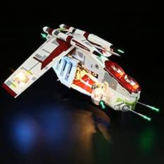 GC Light Kit för Lego Star Wars Republic Gunship 75309 (Lego Set ingår inte) (Klassisk)