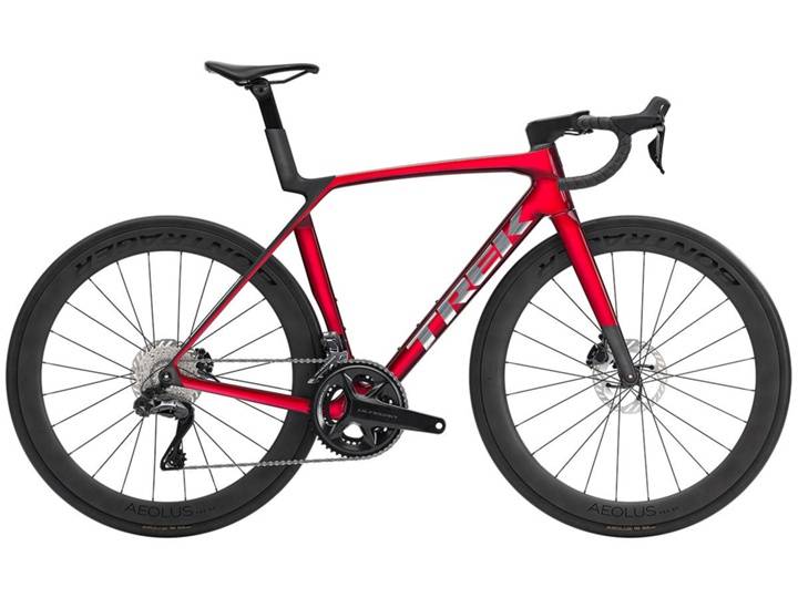 Trek Madone SL 7 Ultegra Di2 Racercykel Gloss Fury Red/Matte Deep Smoke - Ramstorlek ML -