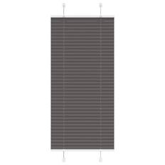 Plisserad persienn svart 55x150cm tyg bredd 54,4cm polyester