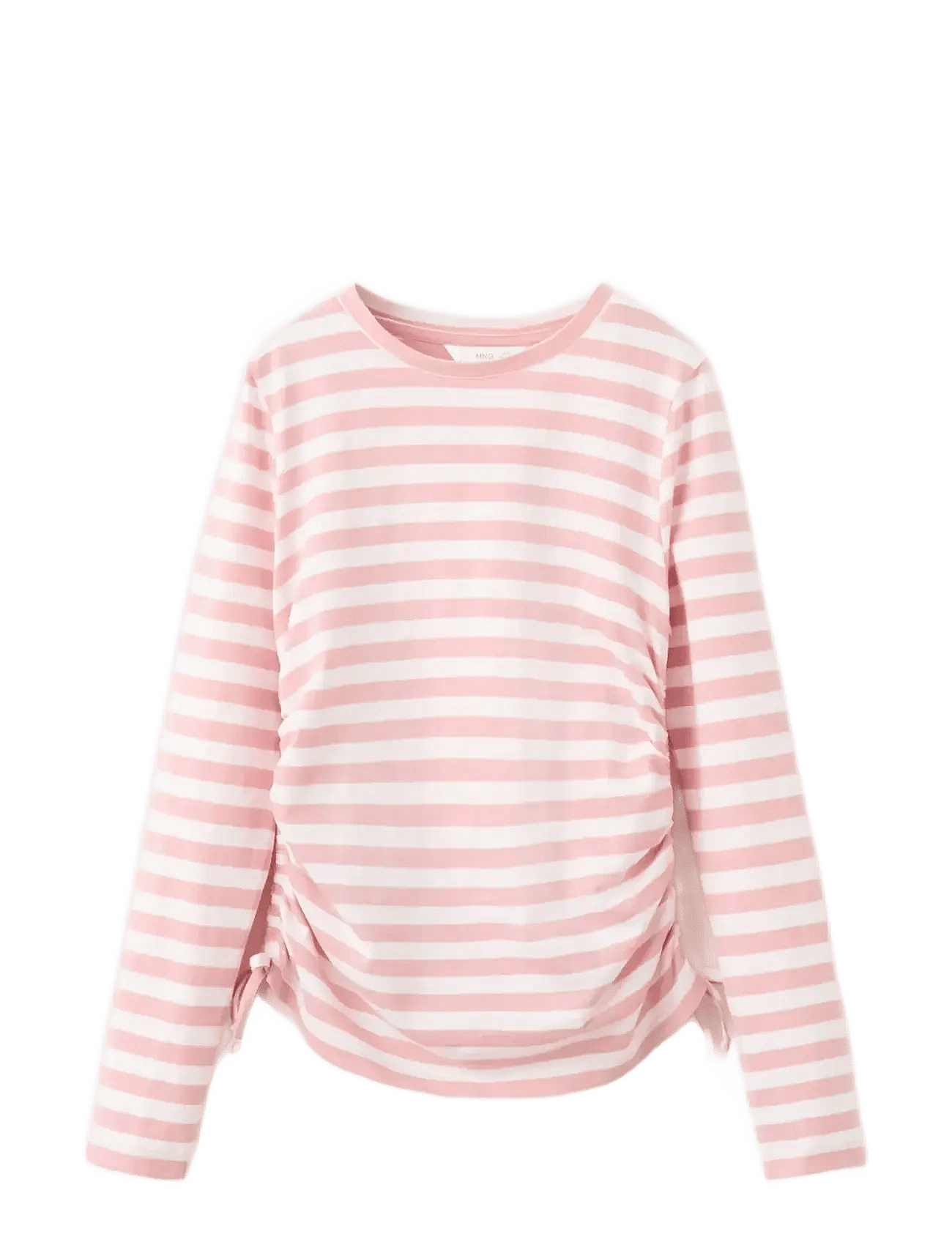 Mango Long-Sleeved T-Shirt With Ruffles - Pink - 9-10
