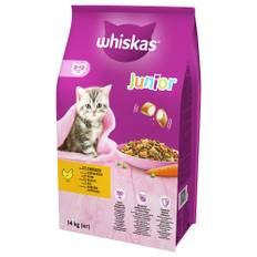 Ekonomipack: Whiskas torrfoder Junior Kyckling (2 x 14 kg)