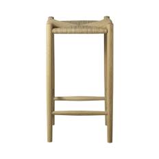 J164C Counter Chair - Oak/Weave/Nature/Nature