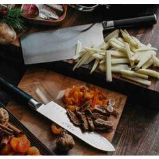 Kinesisk hacka och Santoku i set 2 delar