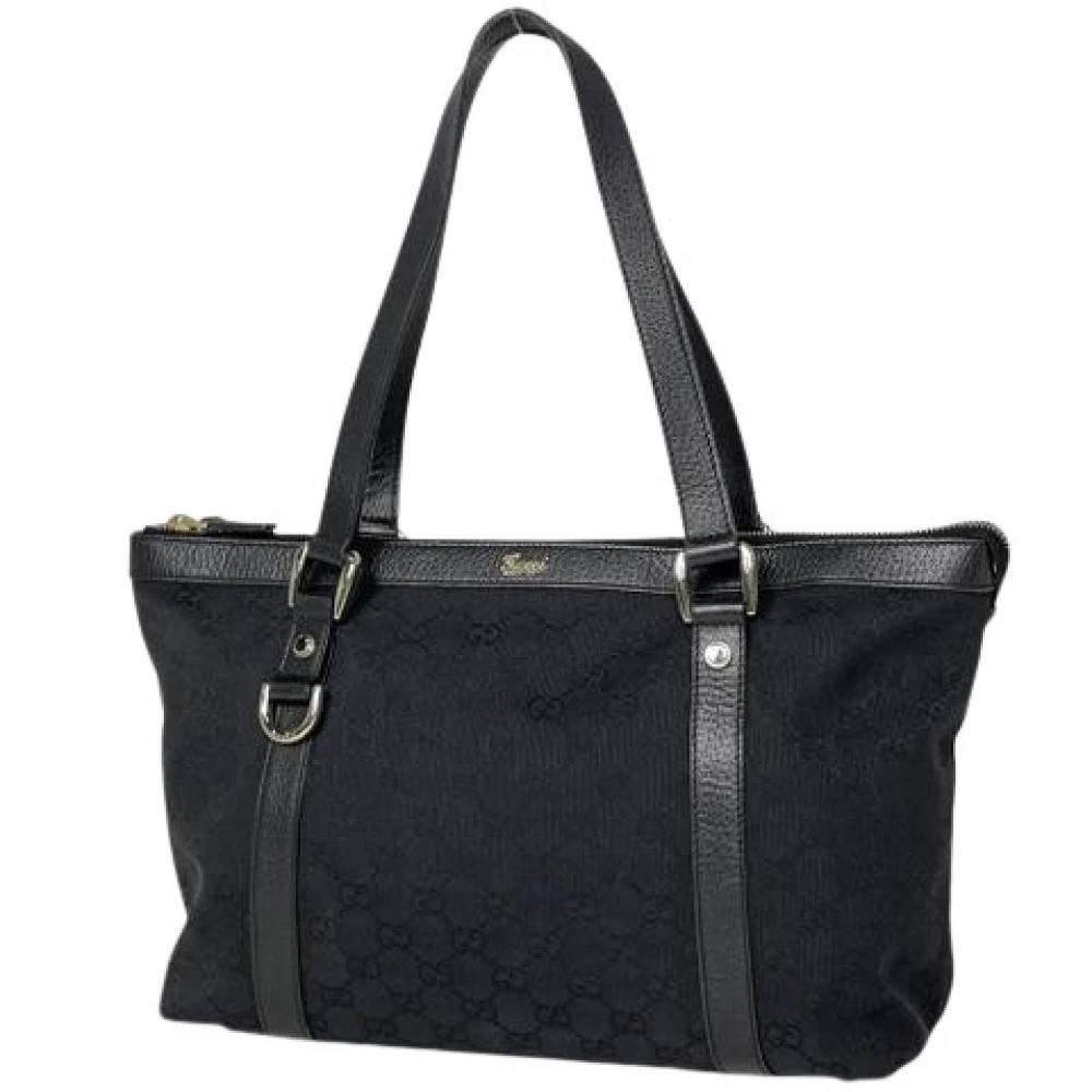 Gucci Vintage Pre-owned Canvas gucci-tasker - Vintage - Dame - Sort - ONE SIZE -